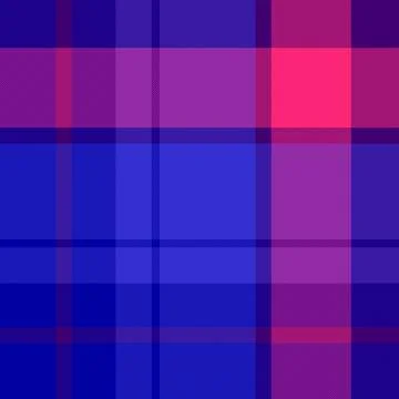 Tartan plaid fabric pattern with a structured check arrangement and a woven f Stock Illustration