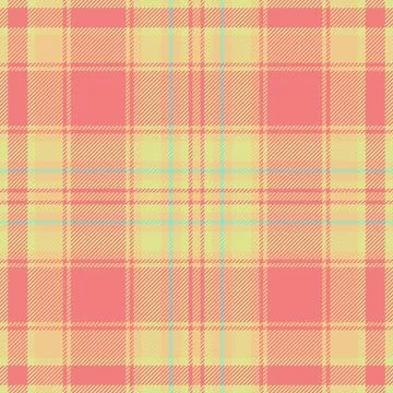 Tartan plaid fabric pattern with a structured check arrangement and a woven f Stock Illustration