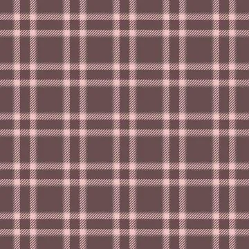 Tartan plaid fabric pattern with a structured check arrangement and a woven f Stock Illustration