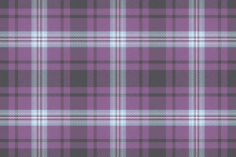 Tartan plaid fabric pattern with a structured check arrangement and a woven f Stock Illustration