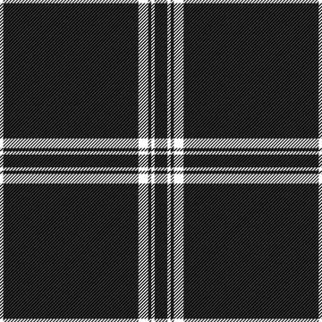 Tartan plaid fabric pattern with a structured check arrangement and a woven f Stock Illustration