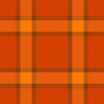 Tartan plaid fabric pattern with a structured check arrangement and a woven f Stock Illustration