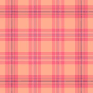Tartan plaid fabric pattern with a structured check arrangement and a woven f Stock Illustration