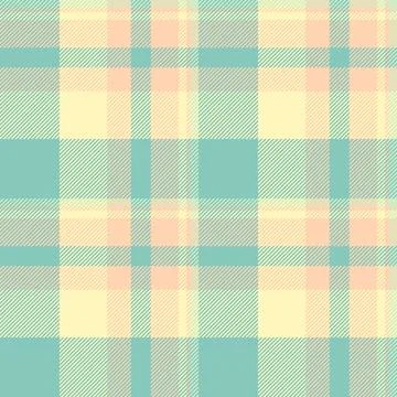 Tartan plaid fabric pattern with a structured check arrangement and a woven f Stock Illustration