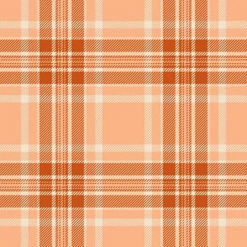 Tartan plaid fabric pattern with a structured check arrangement and a woven f Stock Illustration