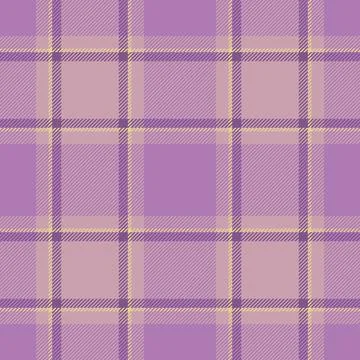 Tartan plaid fabric pattern with a structured check arrangement and a woven f Illustrazione stock