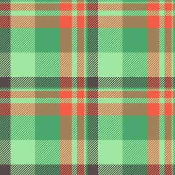 Tartan plaid fabric pattern with a structured check arrangement and a woven f 스톡 일러스트