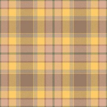 Tartan plaid fabric pattern with a structured check arrangement and a woven f 스톡 일러스트