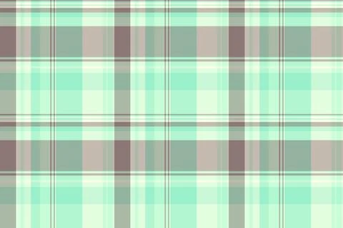 Tartan plaid fabric pattern with a structured checked arrangement and a woven Stock Illustration