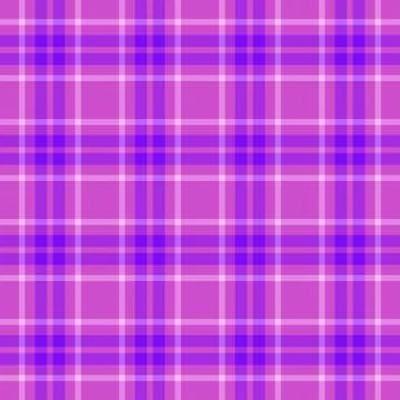 Tartan plaid fabric pattern with a structured check arrangement and a woven f Stock Illustration