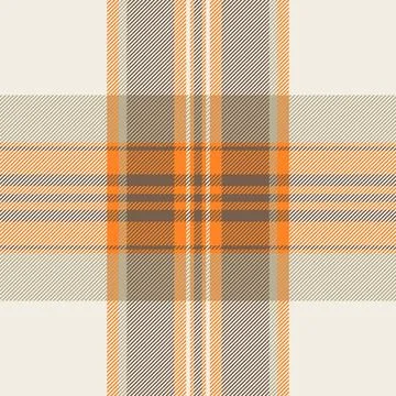 Tartan plaid fabric pattern with a structured check arrangement and a woven f Stock Illustration