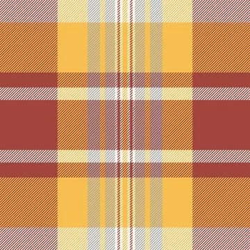 Tartan plaid fabric pattern with a structured check arrangement and a woven f Stock Illustration