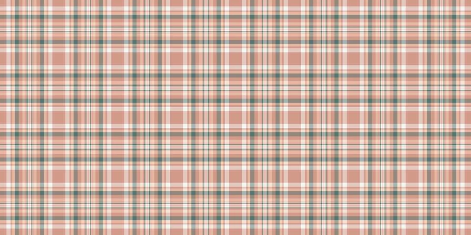 Tartan plaid fabric pattern with a structured check arrangement and a woven f イラスト素材