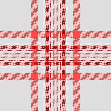 Tartan plaid fabric pattern with a structured check arrangement and a woven f イラスト素材