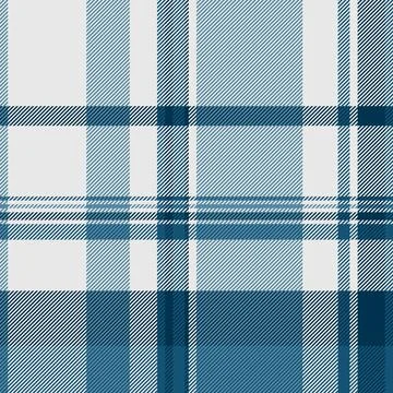 Tartan plaid fabric pattern with a structured check arrangement and a woven f Illustrazione stock