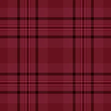 Tartan plaid fabric pattern with a structured check arrangement and a woven f Stock Illustration