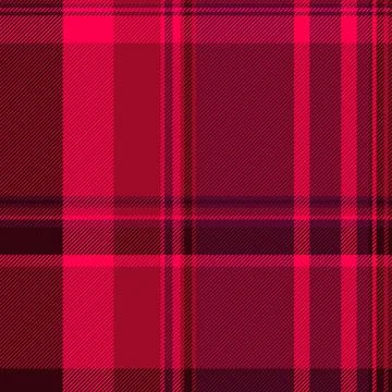 Tartan plaid fabric pattern with a structured check arrangement and a woven f Stock Illustration