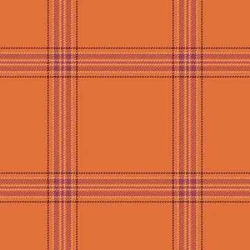 Tartan plaid fabric pattern with a structured check arrangement and a woven f Stock Illustration