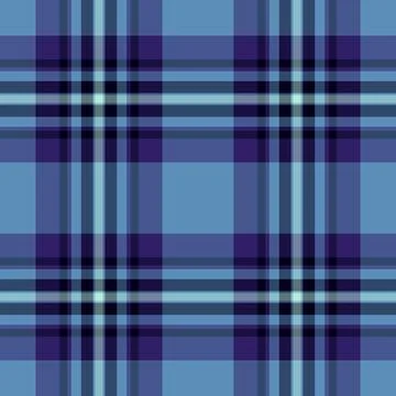Tartan plaid fabric pattern with a structured check arrangement and a woven f Stock Illustration