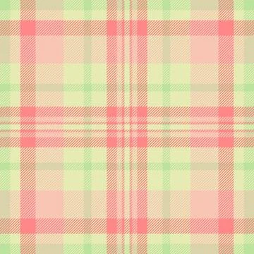 Tartan plaid fabric pattern with a structured check arrangement and a woven f Illustrazione stock