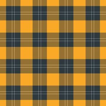 Tartan plaid fabric pattern with a structured check arrangement and a woven f 스톡 일러스트