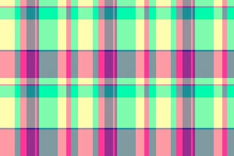 Tartan plaid fabric pattern with a structured check arrangement and a woven f Stockillustratie