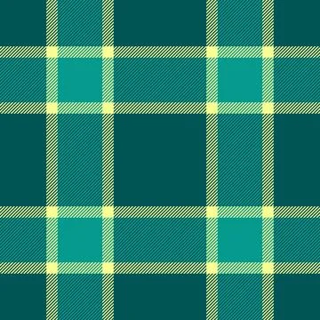 Tartan plaid fabric pattern with a structured check arrangement and a woven f Stock Illustration