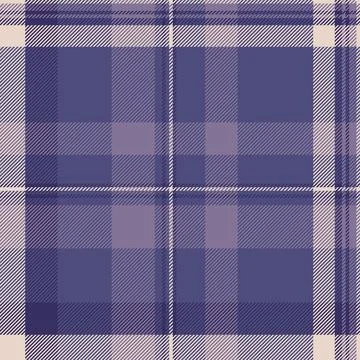 Tartan plaid fabric pattern with a structured check arrangement and a woven f Stock Illustration