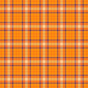 Tartan plaid fabric pattern with a structured check arrangement and a woven f Stock Illustration