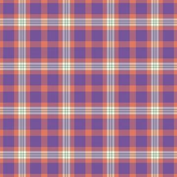 Tartan plaid fabric pattern with a structured check arrangement and a woven f Stock Illustration