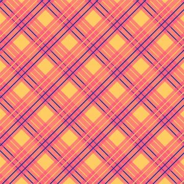 Tartan plaid pattern background. Retro style. Fashion illustration, 写真素材