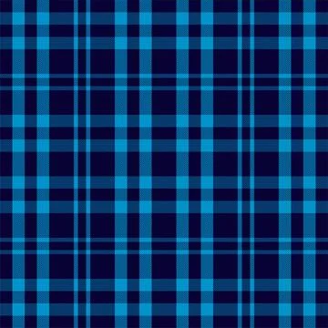 Tartan plaid pattern in blue. Print fabric texture seamless. Check vector bac Stock Illustration