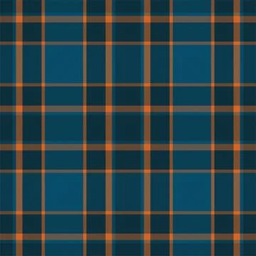 Tartan plaid pattern in blue. Print fabric texture seamless. Check vector bac Stock Illustration