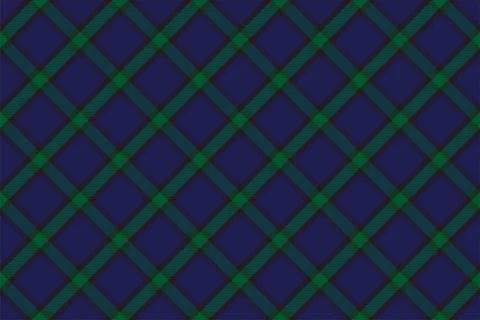 Tartan plaid pattern in blue. Print fabric texture seamless. Check vector bac Stock Illustration