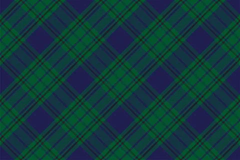 Tartan plaid pattern in green. Print fabric texture seamless. Check vector ba Stock Illustration