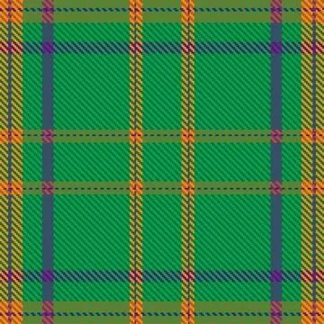 Tartan plaid pattern in green. Print fabric texture seamless. Check vector ba Stock Illustration