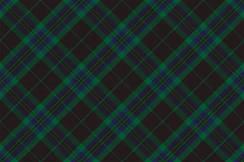 Tartan plaid pattern in green. Print fabric texture seamless. Check vector ba Stock Illustration