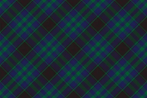 Tartan plaid pattern in green. Print fabric texture seamless. Check vector ba Stock Illustration