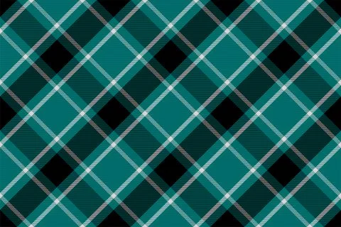 Tartan plaid pattern in green. Print fabric texture seamless. Check vector ba Stock Illustration
