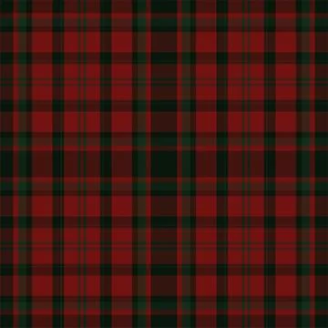 Tartan plaid pattern in red. Print fabric texture seamless. Check vector back Stock Illustration