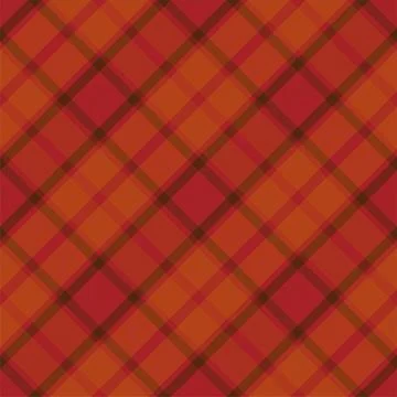 Tartan plaid pattern in red. Print fabric texture seamless. Check vector back Stock Illustration