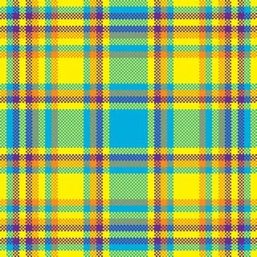 Tartan plaid pattern seamless. Print fabric texture. Check vector background. Illustrazione stock