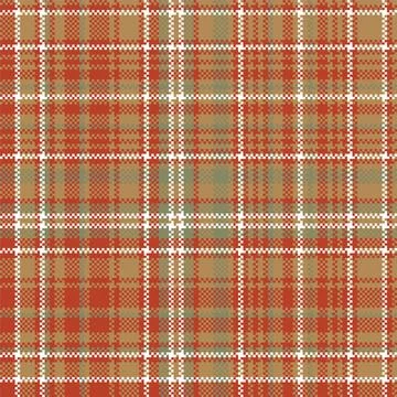 Tartan plaid pattern seamless. Print fabric texture. Check vector background. Stock Illustration