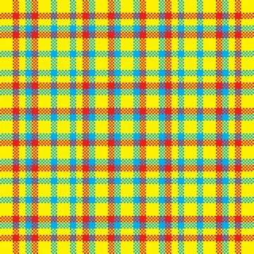 Tartan plaid pattern seamless. Print fabric texture. Check vector background. Illustrazione stock