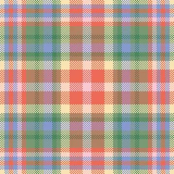Tartan plaid pattern seamless. Print fabric texture. Check vector background. Stock Illustration