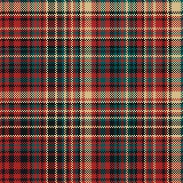 Tartan plaid pattern seamless. Print fabric texture. Check vector background. Illustrazione stock