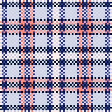 Tartan plaid pattern with texture and wedding color. Stock Illustration