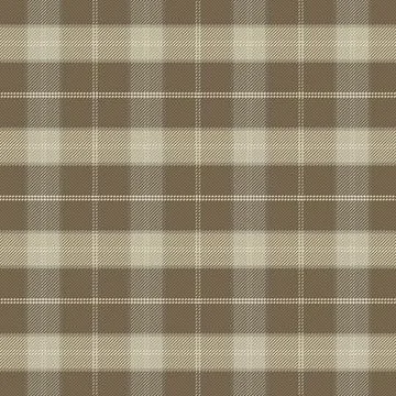 Tartan plaid pattern with texture and coffee color. Stock Illustration