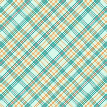 Tartan plaid pattern with texture and summer color. Stock Illustration