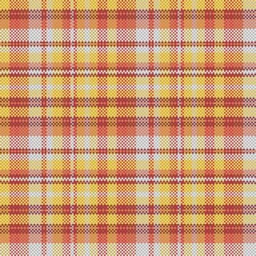 Tartan plaid pattern with texture and warm color. Illustrazione stock